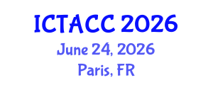 International Conference on Theory and Applications of Computational Chemistry (ICTACC) June 24, 2026 - Paris, France