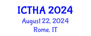 International Conference on Theory and History of Architecture (ICTHA) August 22, 2024 - Rome, Italy