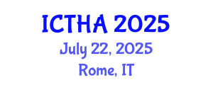 International Conference on Theory and History of Architecture (ICTHA) July 22, 2025 - Rome, Italy