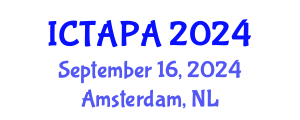International Conference on Theory of Attachment and Place Attachment (ICTAPA) September 16, 2024 - Amsterdam, Netherlands