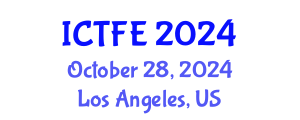 International Conference on Thermal and Fluids Engineering (ICTFE) October 28, 2024 - Los Angeles, United States