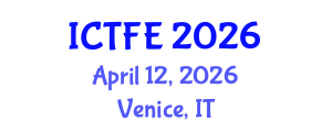 International Conference on Thermal and Fluids Engineering (ICTFE) April 12, 2026 - Venice, Italy