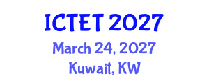 International Conference on Thermal Engineering and Thermodynamics (ICTET) March 24, 2027 - Kuwait, Kuwait International Conference on Thermal Engineering and Thermodynamics (ICTET) March 24, 2027 - Kuwait, Kuwait
