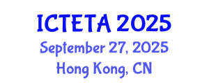 International Conference on Thermal Engineering Theory and Applications (ICTETA) September 27, 2025 - Hong Kong, China