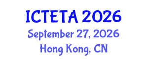 International Conference on Thermal Engineering Theory and Applications (ICTETA) September 27, 2026 - Hong Kong, China International Conference on Thermal Engineering Theory and Applications (ICTETA) September 27, 2026 - Hong Kong, China