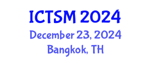 International Conference on Thermodynamics and Statistical Mechanics (ICTSM) December 23, 2024 - Bangkok, Thailand