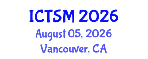 International Conference on Thermodynamics and Statistical Mechanics (ICTSM) August 05, 2026 - Vancouver, Canada