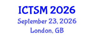 International Conference on Thermodynamics and Statistical Mechanics (ICTSM) September 23, 2026 - London, United Kingdom