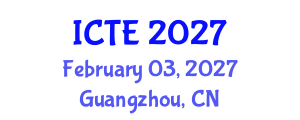 International Conference on Thermoelectrics (ICTE) February 03, 2027 - Guangzhou, China International Conference on Thermoelectrics (ICTE) February 03, 2027 - Guangzhou, China