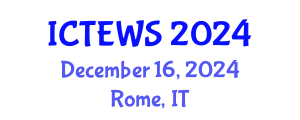 International Conference on Timber Engineering and Wood Science (ICTEWS) December 16, 2024 - Rome, Italy