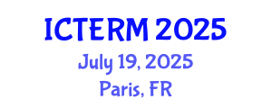 International Conference on Tissue Engineering and Regenerative Medicine (ICTERM) July 19, 2025 - Paris, France
