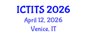 International Conference on Topological Insulators and Topological Superconductors (ICTITS) April 12, 2026 - Venice, Italy