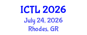 International Conference on Tort Law (ICTL) July 24, 2026 - Rhodes, Greece International Conference on Tort Law (ICTL) July 24, 2026 - Rhodes, Greece