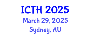 International Conference on Tourism and Hospitality (ICTH) March 29, 2025 - Sydney, Australia