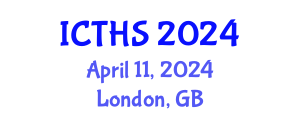 International Conference on Tourism and Hospitality Studies (ICTHS) April 11, 2024 - London, United Kingdom