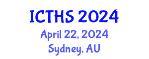 International Conference on Tourism and Hospitality Studies (ICTHS) April 22, 2024 - Sydney, Australia