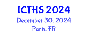 International Conference on Tourism and Hospitality Studies (ICTHS) December 30, 2024 - Paris, France