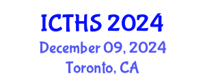 International Conference on Tourism and Hospitality Studies (ICTHS) December 09, 2024 - Toronto, Canada