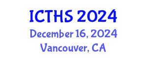International Conference on Tourism and Hospitality Studies (ICTHS) December 16, 2024 - Vancouver, Canada