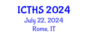 International Conference on Tourism and Hospitality Studies (ICTHS) July 22, 2024 - Rome, Italy