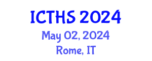 International Conference on Tourism and Hospitality Studies (ICTHS) May 02, 2024 - Rome, Italy