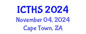 International Conference on Tourism and Hospitality Studies (ICTHS) November 04, 2024 - Cape Town, South Africa