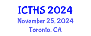 International Conference on Tourism and Hospitality Studies (ICTHS) November 25, 2024 - Toronto, Canada