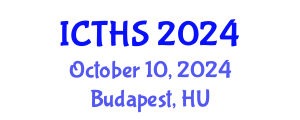 International Conference on Tourism and Hospitality Studies (ICTHS) October 10, 2024 - Budapest, Hungary