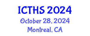 International Conference on Tourism and Hospitality Studies (ICTHS) October 28, 2024 - Montreal, Canada