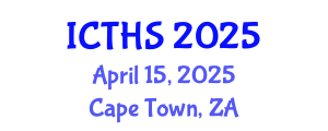 International Conference on Tourism and Hospitality Studies (ICTHS) April 15, 2025 - Cape Town, South Africa