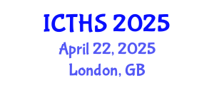 International Conference on Tourism and Hospitality Studies (ICTHS) April 22, 2025 - London, United Kingdom