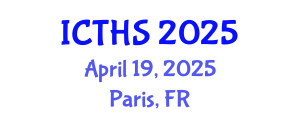 International Conference on Tourism and Hospitality Studies (ICTHS) April 19, 2025 - Paris, France