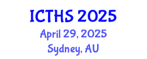 International Conference on Tourism and Hospitality Studies (ICTHS) April 29, 2025 - Sydney, Australia