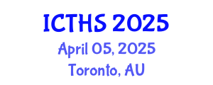 International Conference on Tourism and Hospitality Studies (ICTHS) April 05, 2025 - Toronto, Australia