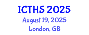 International Conference on Tourism and Hospitality Studies (ICTHS) August 19, 2025 - London, United Kingdom