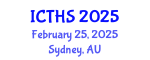 International Conference on Tourism and Hospitality Studies (ICTHS) February 25, 2025 - Sydney, Australia