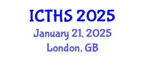 International Conference on Tourism and Hospitality Studies (ICTHS) January 21, 2025 - London, United Kingdom