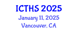 International Conference on Tourism and Hospitality Studies (ICTHS) January 11, 2025 - Vancouver, Canada