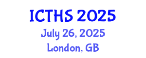 International Conference on Tourism and Hospitality Studies (ICTHS) July 26, 2025 - London, United Kingdom