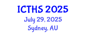 International Conference on Tourism and Hospitality Studies (ICTHS) July 29, 2025 - Sydney, Australia
