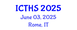 International Conference on Tourism and Hospitality Studies (ICTHS) June 03, 2025 - Rome, Italy