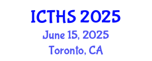 International Conference on Tourism and Hospitality Studies (ICTHS) June 15, 2025 - Toronto, Canada