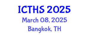 International Conference on Tourism and Hospitality Studies (ICTHS) March 08, 2025 - Bangkok, Thailand