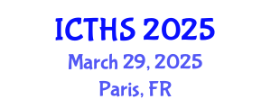 International Conference on Tourism and Hospitality Studies (ICTHS) March 29, 2025 - Paris, France