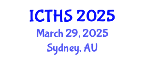International Conference on Tourism and Hospitality Studies (ICTHS) March 29, 2025 - Sydney, Australia