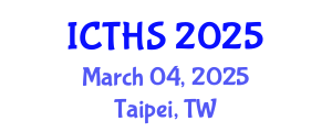 International Conference on Tourism and Hospitality Studies (ICTHS) March 04, 2025 - Taipei, Taiwan