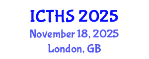 International Conference on Tourism and Hospitality Studies (ICTHS) November 18, 2025 - London, United Kingdom
