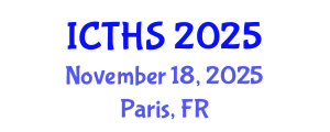 International Conference on Tourism and Hospitality Studies (ICTHS) November 18, 2025 - Paris, France