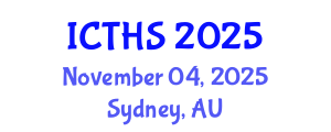 International Conference on Tourism and Hospitality Studies (ICTHS) November 04, 2025 - Sydney, Australia