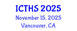 International Conference on Tourism and Hospitality Studies (ICTHS) November 15, 2025 - Vancouver, Canada